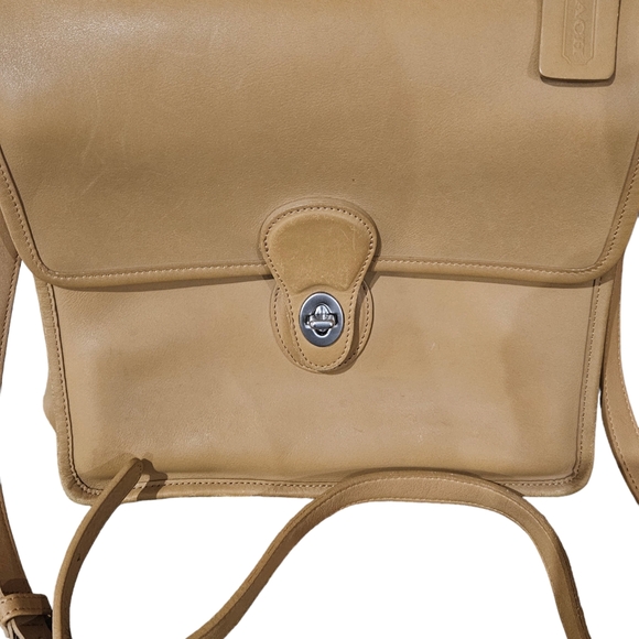 26 Coach Willis Bag Vintage 90s #9927 Leather Crossbody Satchel - Picture 15 of 15
